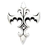 Sterling Silver Antiqued Gothic Pendant