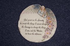 Serenity Prayer Stepping Stone or Wall Hanging