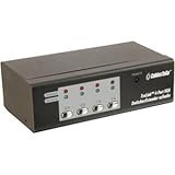 C2G / Cables to Go 39972 Trulink 4Port UXGA Monitor Switcher/Extender with Audio (Black)