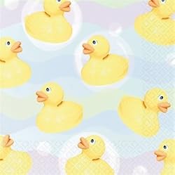 Rubber Duck/ducky/duckie Beverage Party Napkins
