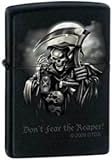Zippo Don't Fear the Reaper Black Matte Lighter, 0409