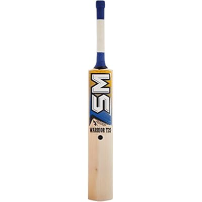 SM Warrior T-20 English Willow Cricket Bat, Short Handle