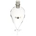 American Educational 7-991000 Bomex Glass Conical Separatory Funnel, 1000mm Capacity