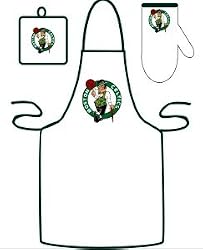 Boston Celtics Grilling Apron Set - Basketball Sports Merchandise