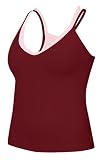  : prAna Women's Mia Sport Top,Port,Small