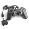 NEW Black Generic Black Dual Shock Analog Controller GamePad for PS2