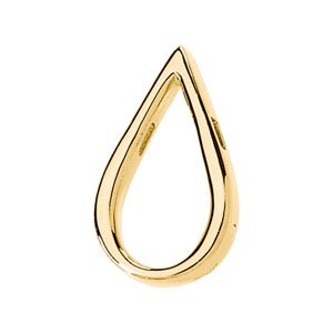 14K Yellow Gold Pendant Enhancer