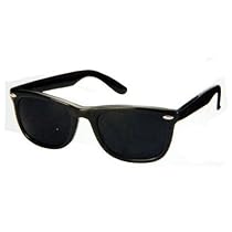 Blues Brothers Wayfarer Black Sun Glasses - Black w/ Micro Case
