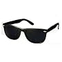 Blues Brothers Wayfarer Black Sun Glasses - Black w/ Micro Case