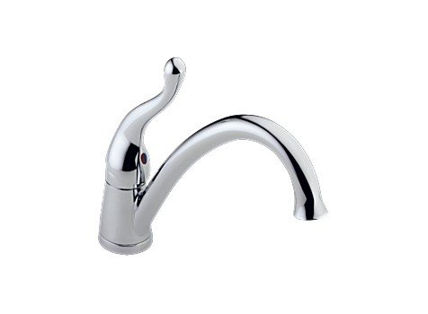 Delta Faucet 117-WF Talbott Single-Handle Single Hole Kitchen Faucet, Chrome
