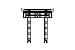 B-TECH Ultra-Slim Universal Flat Screen Wall Mount up to 45in Maximum Weight 35Kg