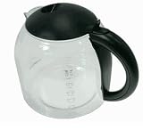 Genuine KENWOOD CM370, CM375, CM379, CM385, CM475, CM477 & CM485 Replacement Filter Coffee Maker Machine Glass JUG CARAFE - Part No: 684844