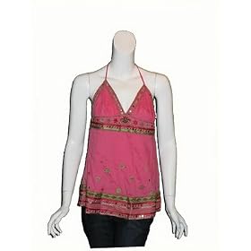 LOTTA STENSSON Island Gypsy Pink Halter Top