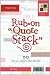 Diecuts with A View Rub-On Quote Stack 4-1/2 Inch by 6-3/4 Inch Sheets 10/Pad, Girl
