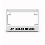 American Muscle Metal Bike Motorcycle license plate frame Holder by SpeedyMoto