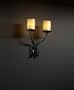 Sonoma 2 Light Sconce Candle Shade Matte Black