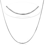 Sterling Silver Adjustable Snake Necklace 22