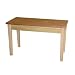 Cameron & Sons CS-10 UNFI Traditional Piano Bench With Music Storage, Wood Top (Unfinished)