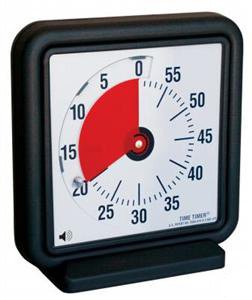 Childrens Toyshop  Toys : 8" Visual Time Timer with Optional Alarm
