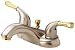 Plymouth 2-Handle Centerset Faucet - Nickel/ Brass