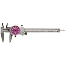 Mitutoyo 505 Series Dial Caliper, Stainless Steel, Inch, For Depth/Inside/Outside/Step Measurements