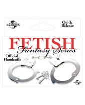 Fetish Fantasy Official Handcuffs, Silver
