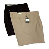 Greg Norman Big & Tall Microfiber Pleated Golf Shorts