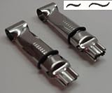 Crimper, Adjustable, Serrated Stainless Steel, 2 Pc. - Wavy Line