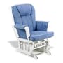 Stork Craft Sleigh Glider, White/Blue