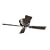 Hunter 23871 Low Profile III 42-Inch Antique-Pewter Ceiling Fan with 4 Walnut/Chestnut Blades