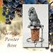 Poodle Dog Wine Bottle Stopper - Gray