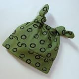 Organic Cotton Baby Wa Knot Cap Green Tea One siz