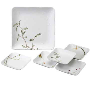 NARUMI(ナルミ) 里花暦（さとはなごよみ） スクエアパーティーセット 陶磁器 40912-32925