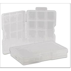 Eclaircir la Bo�te de rangement en plastique - le Cas de Verrouillage de R�cipient de Perle