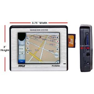 PYLE PLNV35 3.5-Inch Touch Screen Universal Portable GPS Navigation with USA/Canada Mexico Maps