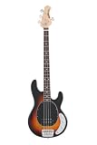 Ernie Ball Music Man Stingray 4 Bass, Vintage Sunburst, Single Humbucker, Rosweood Board