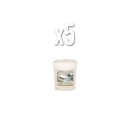 Yankee Candle - 5 Baby Powder Votive Samplers