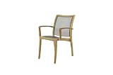 MWH - Royal Garden 30010101110 Nessos Sessel Teakholz / graphit