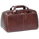 Johnston & Murphy Cabin Duffle - Dark Mahogany Waxhide