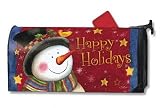 MailWraps Ollie Snowman Magnetic Mailbox Cover