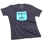 Mine's A Pint Baby Tee Shirt, navy, 12-18 months