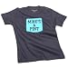Mine's A Pint Baby Tee Shirt, navy, 12-18 months