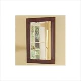 IMAGE OF Park Avenue Bathroom Vanity Mirror in Dark Cherry Size: 24