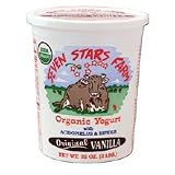 Seven Stars Farm Organic Vanilla Yogurt, 32 Ounce -- 6 per case.