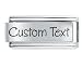 Superlink Custom Made Laser Italian Charm - Any Name or Phrase - Fits Nomination Classic