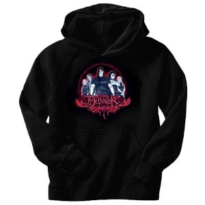 Metalocalypse Dethklok Tour Black Hooded Sweatshirt - Kryptonite Kollectibles Exclusive