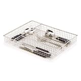 Kitchen Craft Cutlery Tray with Five Sections, 36cm x 25cm x 4.5cm