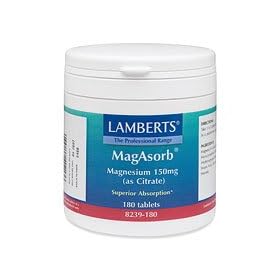 MagAsorb - Magnesium Citrate - 180 x 150mg tablets