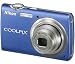 NIKON Coolpix S220 - blue Including Charger Ultra compact camera Digital camera