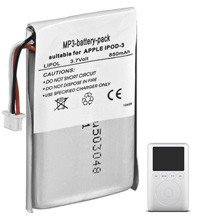 Goobay 76668 Ersatzakku f&uuml;r Apple iPod 3 (800mAh) Preisvergleich
